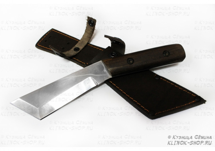 Нож Семин Вихрь,сталь 65x13, рукоять ценные породы дерева