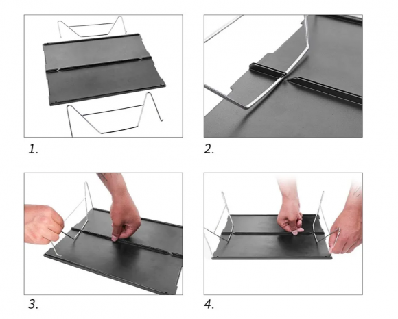 Стол складной Smart Black 1905 Стол складной Smart Black 1905