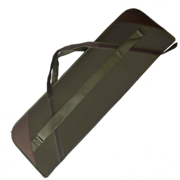 Кейс оружейный Русская охота 90см (ткань,поролон) хаки/коричневый Кейс оружейный Русская охота 90см (ткань,поролон) хаки/коричневый