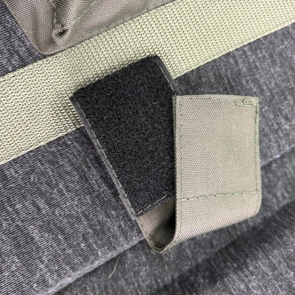 Кейс оружейный Русская охота 90см (ткань, поролон) хаки / коричневый