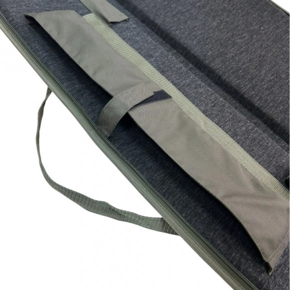 Кейс оружейный Русская охота 90см (ткань, поролон) хаки / коричневый