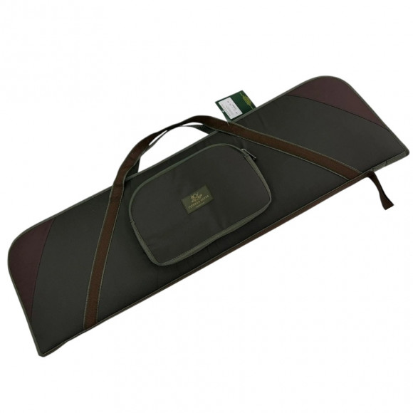 Кейс оружейный Русская охота 90см (ткань, поролон) хаки / коричневый