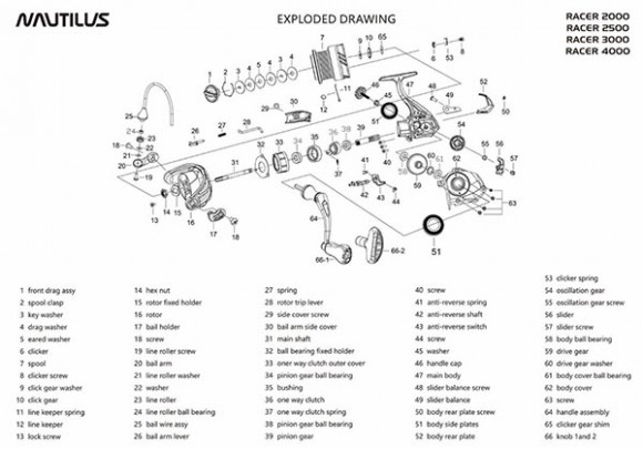 Катушка Nautilus Racer Катушка Nautilus Racer
