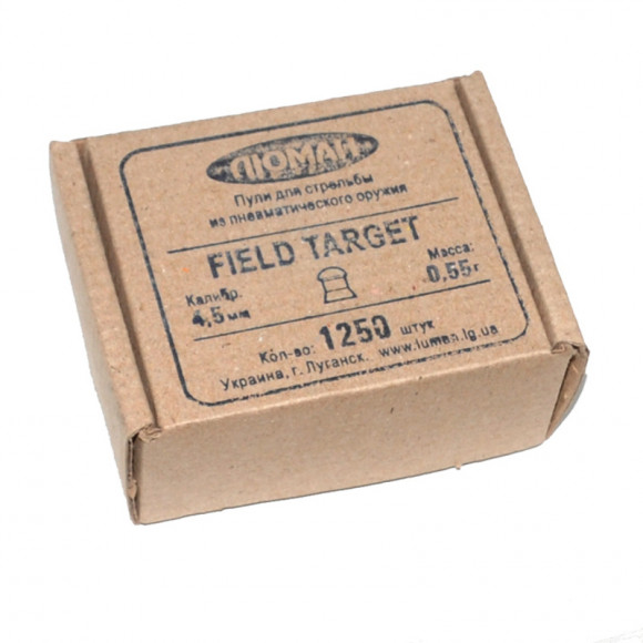 Пуля для пневматики Люман Fieid Target 0,55г. Пуля для пневматики Люман Fieid Target 0,55г.