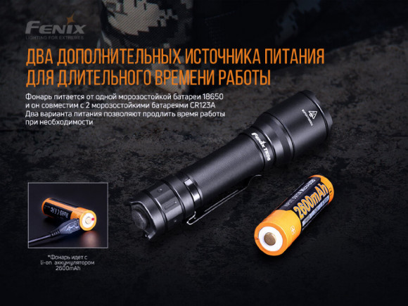 Фонарь тактический FENIX TK06 Фонарь тактический FENIX TK06