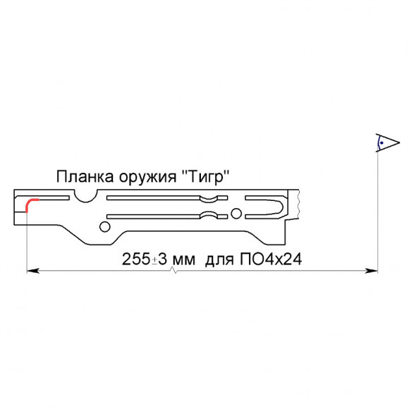 Прицел НПЗ 4х24 Тигр (парабола)