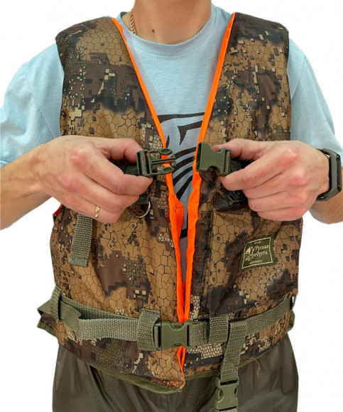 Страховочный жилет Русская охота Шкипер-100, двухсторонний, р.54-58 Страховочный жилет Русская охота Шкипер-100, двухсторонний, р.54-58