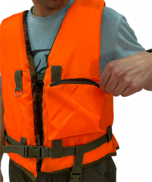 Страховочный жилет Русская охота Шкипер-100, двухсторонний, р.54-58 Страховочный жилет Русская охота Шкипер-100, двухсторонний, р.54-58