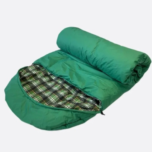 Спальный мешок-одеяло Русская охота, верблюд, широкий с подголовником, фланель