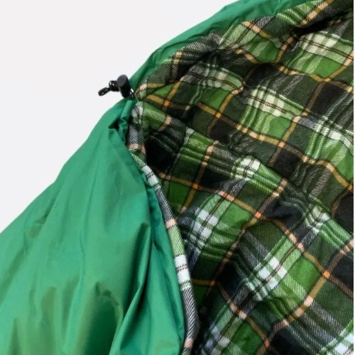 Спальный мешок-одеяло Русская охота, верблюд, широкий с подголовником, фланель