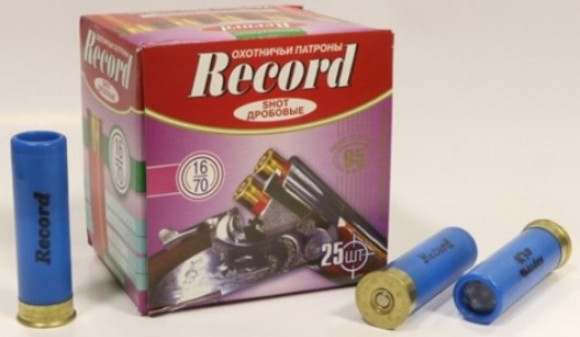 Патрон Рекорд 16/70 дробь