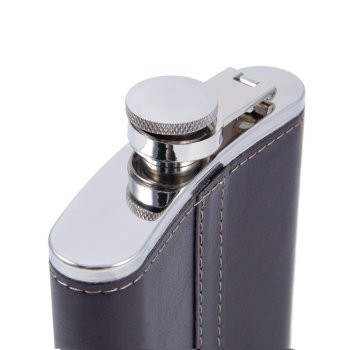 Фляжка 180мл в кож.оплетке коричневой Следопыт Browny PF-BD-F16 Фляжка 180мл в кож.оплетке коричневой Следопыт Browny PF-BD-F16