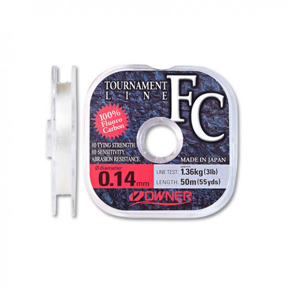 Леска Owner Tournament Line Fluorocarbon 50м
