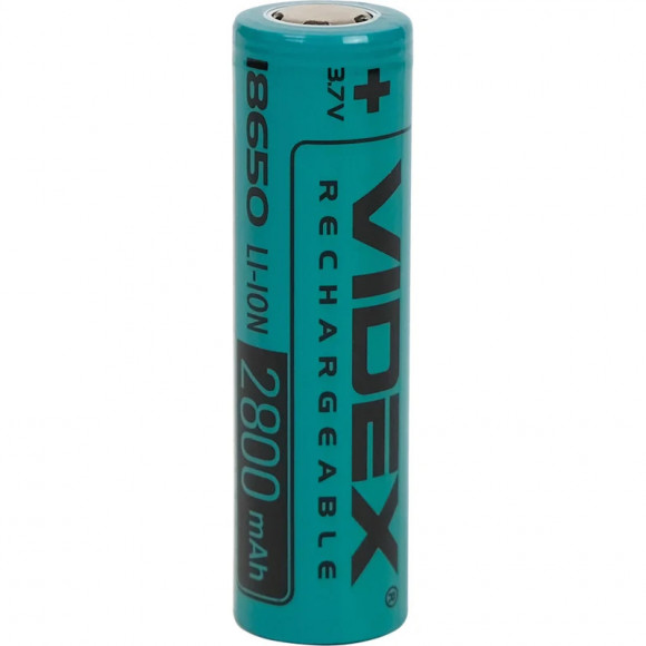 Аккумулятор 18650 Videx 2800mAh 3.7В литий-ионный без защиты