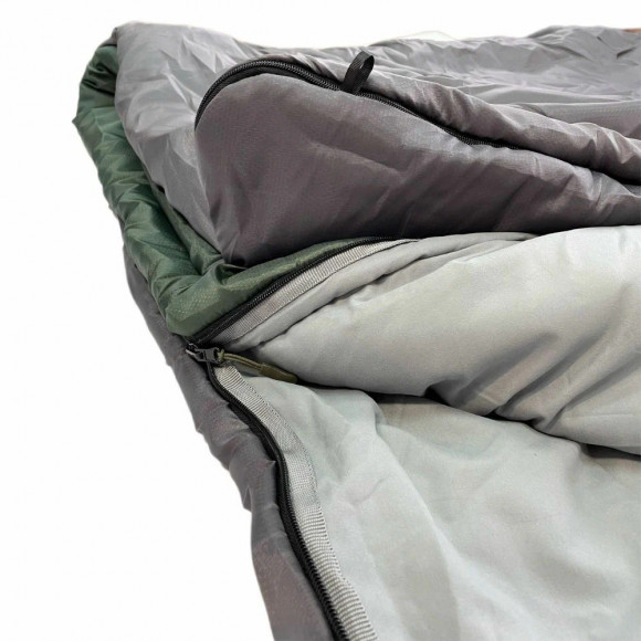 Спальный мешок-одеяло, широкий с подголовником Русская охота Морж