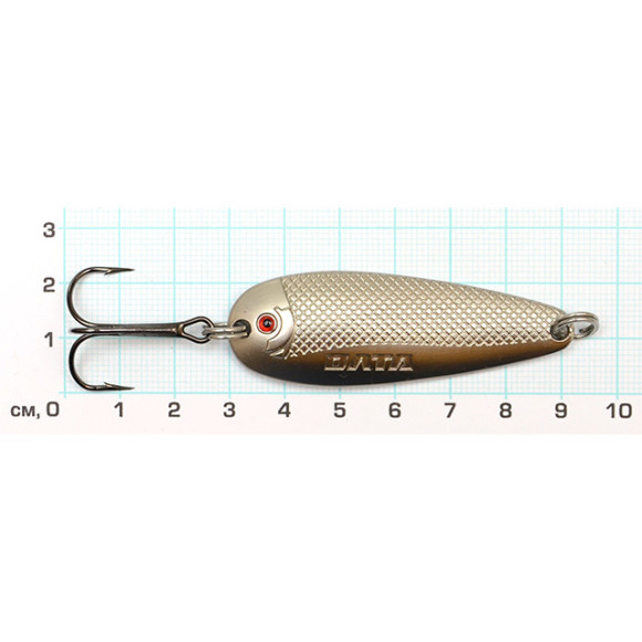 Блесна колеблющаяся Олта ОРКЛА 17г, 62мм, тр.Mustad №2, цветной металл цвет матовое серебро Блесна колеблющаяся Олта ОРКЛА 17г, 62мм, тр.Mustad №2, цветной металл цвет матовое серебро