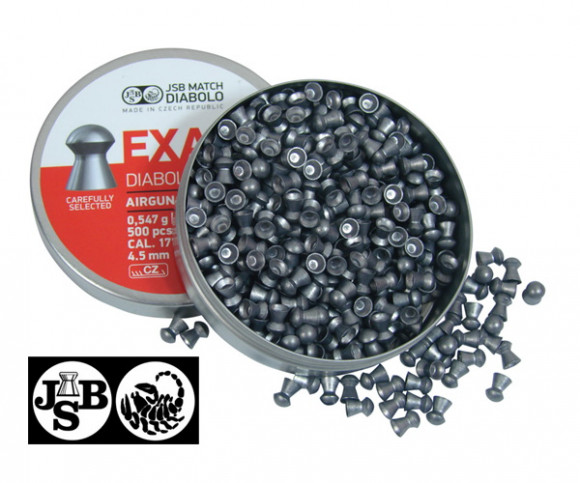 Пули JSB Exact Diabolo 4,5 мм 0,547 грамм (500 шт) Пули JSB Exact Diabolo 4,5 мм 0,547 грамм (500 шт)