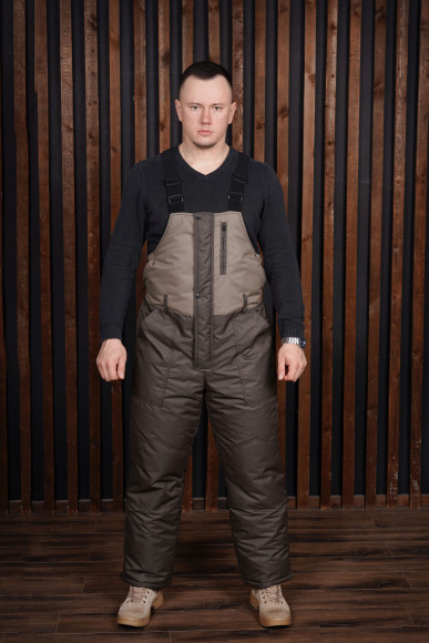 Костюм зимний Тайга Таймыр-Black ткань мембрана цвет черный/хаки Костюм зимний Тайга Таймыр-Black ткань мембрана цвет черный/хаки