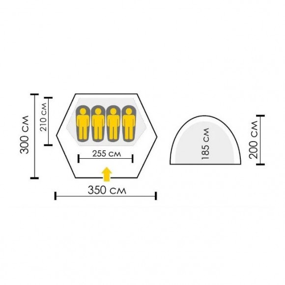 Шатер-палатка Talberg GRAND 4 (зеленый) Шатер-палатка Talberg GRAND 4 (зеленый)