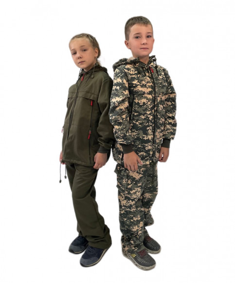 Костюм РО Шервуд детский твил серый камуфляж Костюм РО Шервуд детский твил серый камуфляж