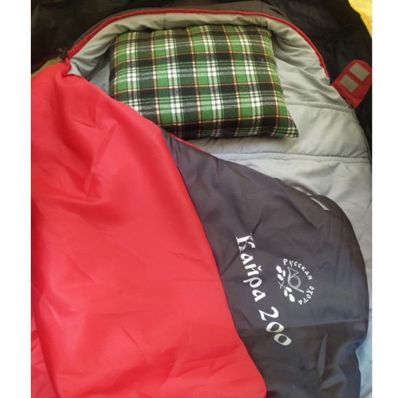 Подушка туристическая РО 45х35, фланель / холлофайбер