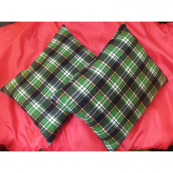 Подушка туристическая РО 45х35, фланель / холлофайбер