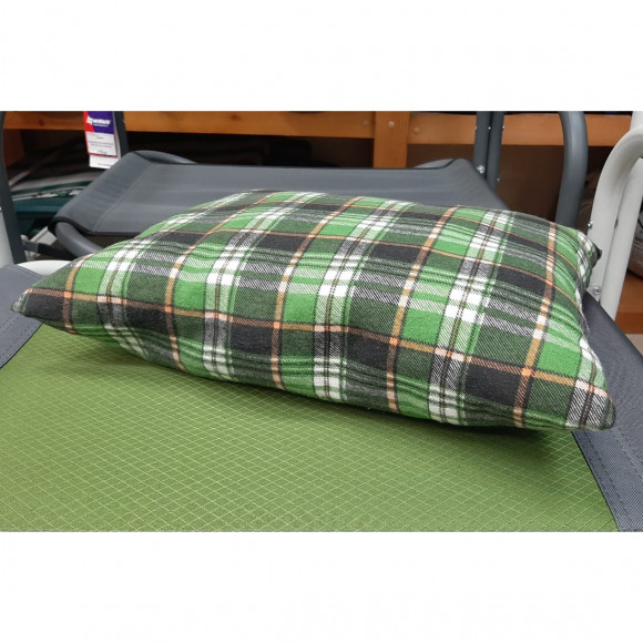 Подушка туристическая РО 45х35, фланель / холлофайбер