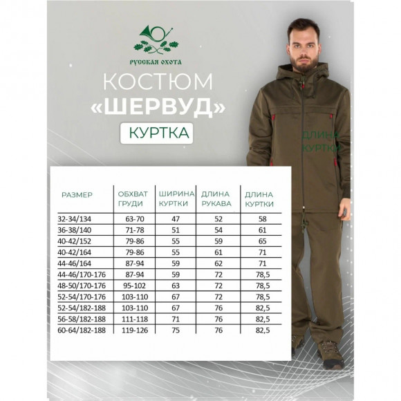 Костюм РО Шервуд детский твил хаки