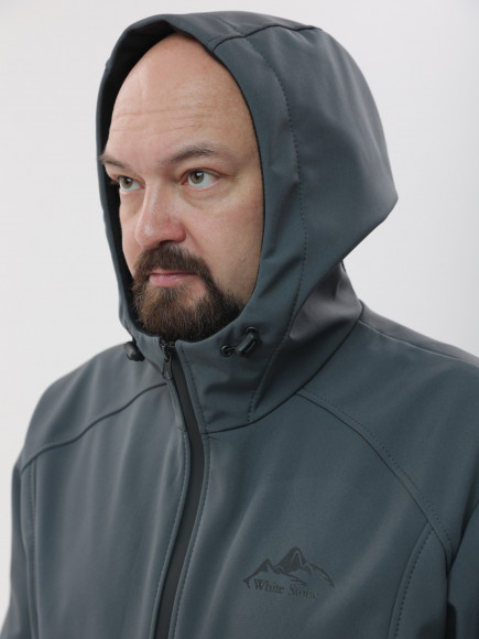Куртка демисезонная БК Тюнгур ткань Softshell цвет серый