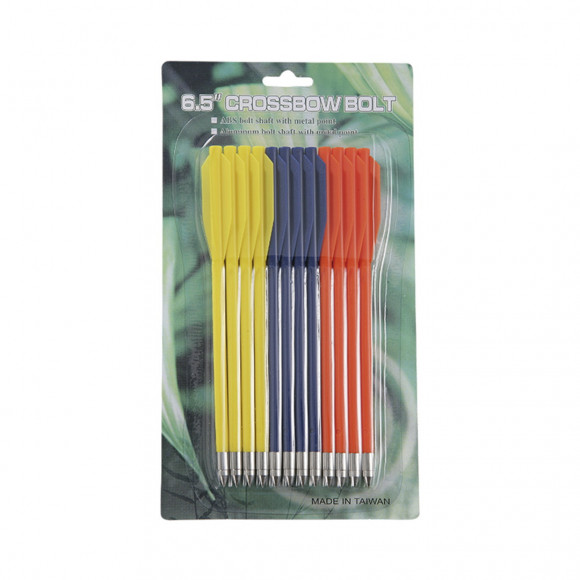 Набор стрел 6,5" (16см) для арбалета-пистолета 12шт пластик 