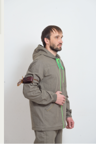 Чехол для складного ножа малый 90*25*18 мм Хольстер "25 лет" (231570000) кожа коричневый