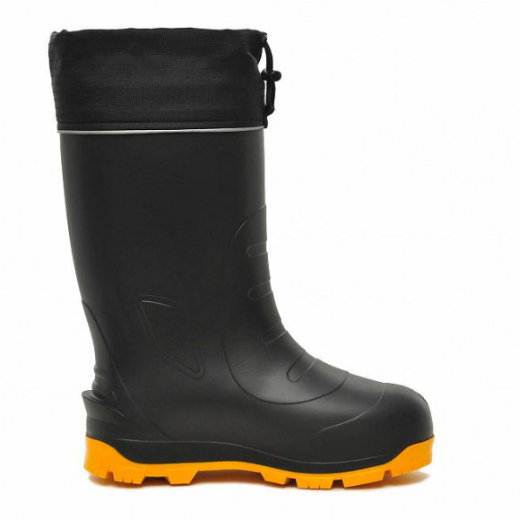 Сапоги Nordman Quaddro с защищенной подошвой ТЭП с шипами и меховым вкладышем до -50С черные с желтым Сапоги Nordman Quaddro с защищенной подошвой ТЭП с шипами и меховым вкладышем до -50С черные с желтым