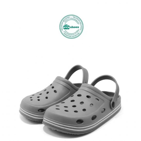 Пантолеты EvaShoes Айрис ЕК-2105 из EVA цвет серый