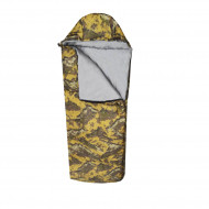 Спальный мешок-одеяло Русская охота, с капюшоном, Гребень, камуфляж