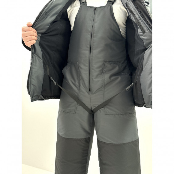 Костюм - поплавок зимний -40'С Crodis Корсар ткань мембрана цвет серый/черный