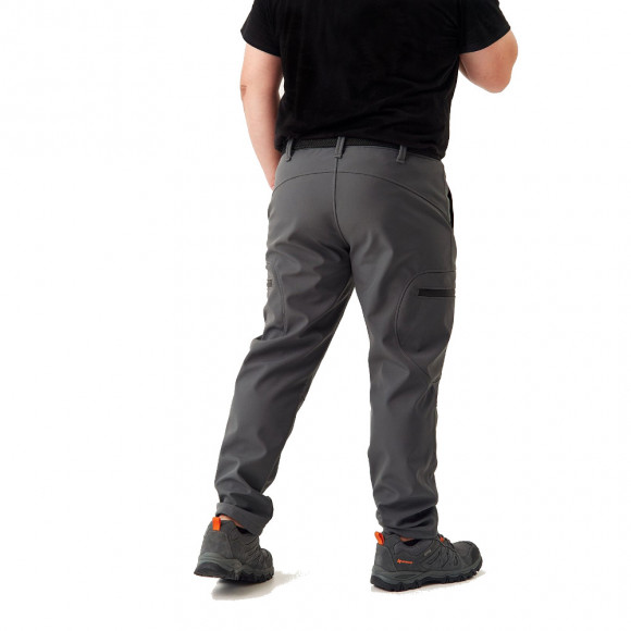 Брюки БК Тюнгур демисезонные (софтшел / серый)