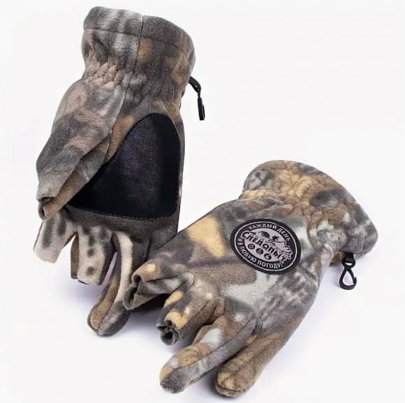 Перчатки Сибирский Следопыт Angler Виндблок цвет Темный лес
