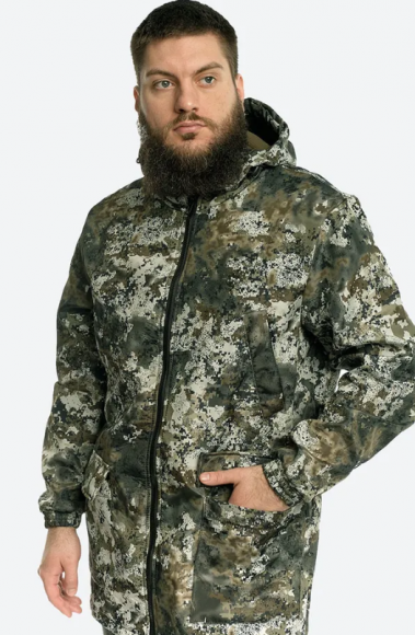 Костюм демисезонный FantomForce FORESTER ткань Dewspo fleece принт 128-7