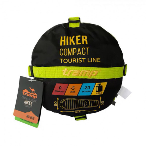 Спальный мешок TRAMP Hiker Compact R TRS-051C Спальный мешок TRAMP Hiker Compact R TRS-051C