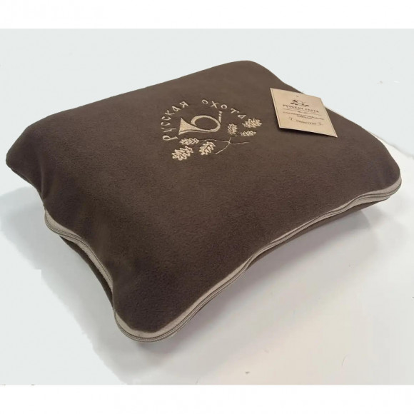 Спальник-плед-подушка РО, флис коричневый (205х74/148) Спальник-плед-подушка РО, флис коричневый (205х74/148)