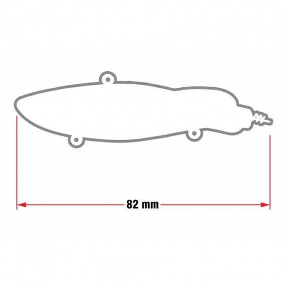 Воблер EcoPRO Мышь 82мм 28г Воблер EcoPRO Мышь 82мм 28г