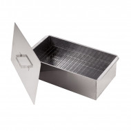 Коптильня двухъярусная с поддоном 500*270*275, нержавеющая сталь 0,8 мм Коптильня двухъярусная с поддоном 500*270*275, нержавеющая сталь 0,8 мм