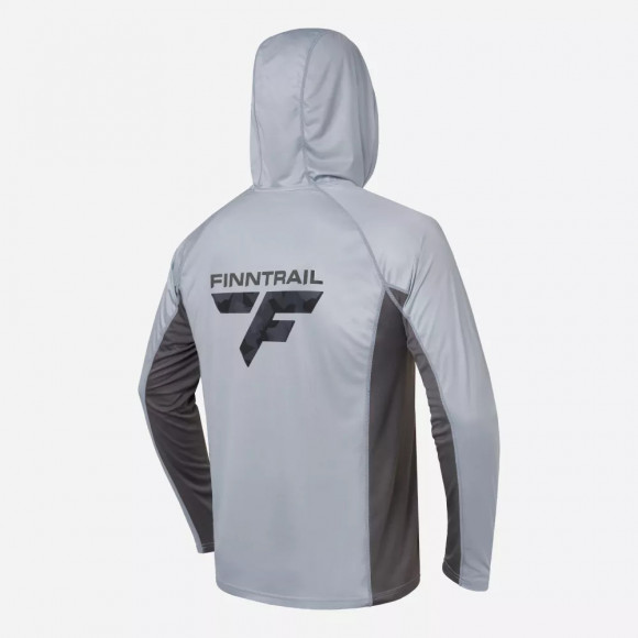 Лонгслив Finntrail Wave Big Logo Grey (6614)
