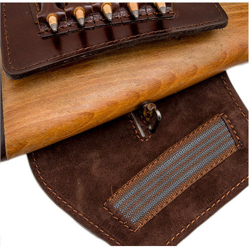 Патронташ Holster на приклад 5 патронов СНО (для нарезного оружия) кожа (190730035) Патронташ Holster на приклад 5 патронов СНО (для нарезного оружия) кожа (190730035)