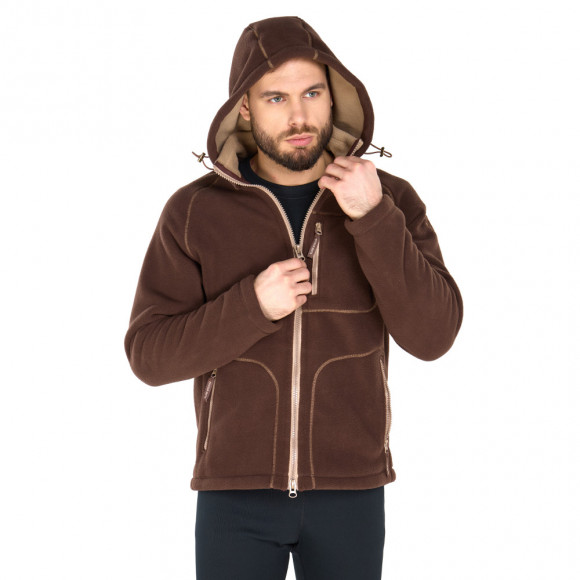 Куртка Русская охота Филин New флис (коричневый/бежевый)