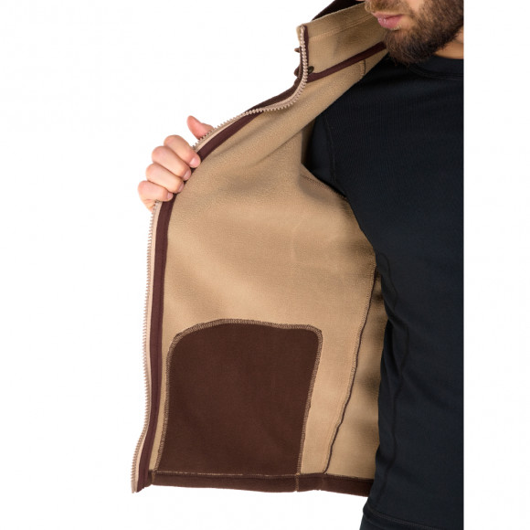 Куртка Русская охота Филин New флис (коричневый/бежевый)