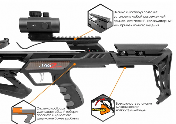 Арбалет рекурсивный "Скорпион 2" (Ек Jag 2 Pro) Арбалет рекурсивный "Скорпион 2" (Ек Jag 2 Pro)