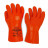 Перчатки FISH MASTER из ПВХ с крошкой цвет Оранжевый