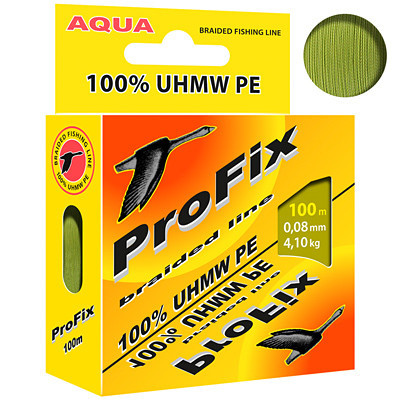 Шнур плетеный AQUA ProFix Olive 100м оливковый