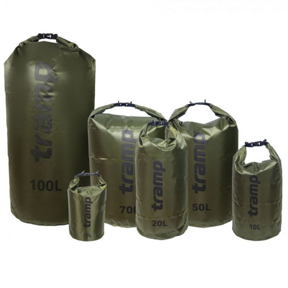 Гермомешок TRAMP 70л. PVC Diamond RipStop, (TRA-209)